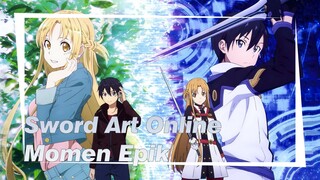 Sword Art Online|[Kompilasi Epik/1080P 60]Momen Epik di Skala Ordinal