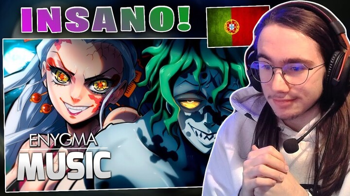 Gringo 🇵🇹 reagindo a Lua Superior 6 | Daki e Gyutaro (Kimetsu no Yaiba) | @Enygma feat. @Mistery