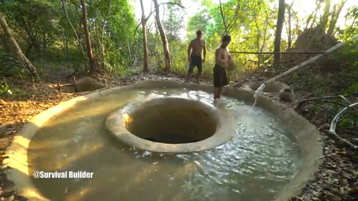 Build Tunnel Swimming Pool Water Slide To Temple Underground Swimming Pool