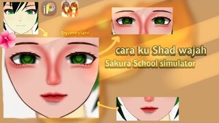 ╰🌺Cara ku Shading wajah Sakura School simulator #sakuraschoolsimulator #tutorial #ibispaintx by:me