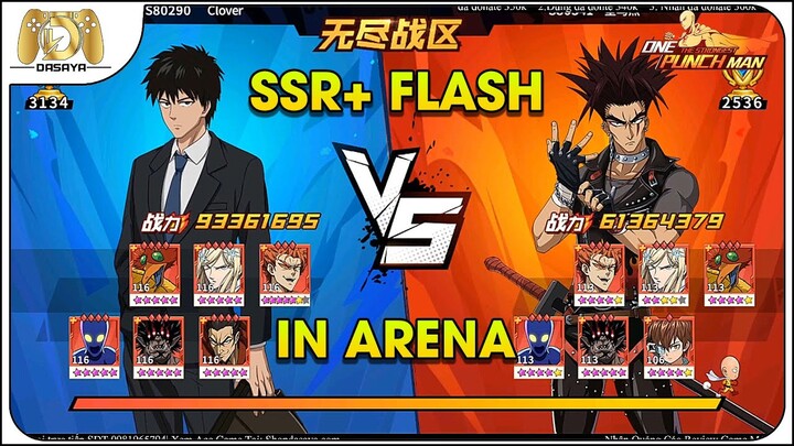 One Punch Man: The Strongest VNG: SSR+ FLASH IN ARENA | HIGHLIGHT TOP SERVER CHINA PVP 15/05