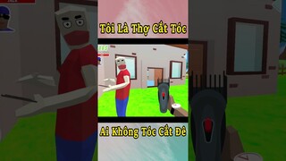 Anh Đen Xì Xì Làm Thợ Cắt Tóc Cực Ảo Ma 🤣 #shorts