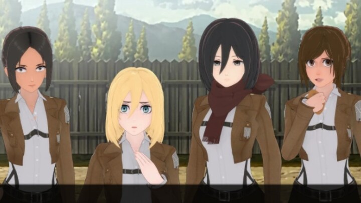 Attack on Titan fan game Rebirth: I am Allen but I have a harem