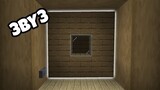 How to make a 3by3 Piston Door in Minecraft !!!