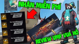 [Free Fire] Sự Kiện Nhận Thẻ Tạo Phòng Miễn Phí - Review UMP Vua Hổ Mạnh Như Bác Gấu | THI BLUE