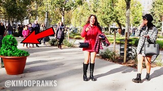 Bushman Prank. She didn't expect this to happen...