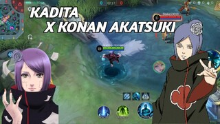 KADITA X KONAN AKATSUKI?! | EFEK SKILL NYA GILAA BENER☠️