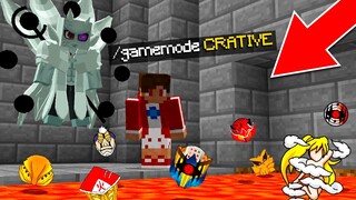 COMO USEI CRIATIVO nos DESAFIOS DO NARUTO no minecraft