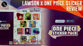 [ REVIEW ] Lawson x One Piece ワンピース Sticker Pack - Luffy ルフィ Nami ナミ Zoro ゾロ Sanji サンジ Usopp ウソップ