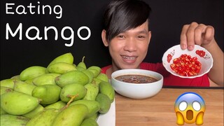 MUKBANG ASMR EATING MANGO | ក្តិបស្វាយ ទឹកត្រីស្ករ