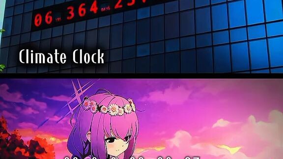 climate clock 🥺  I hope some days I m gonna experience loving by someone