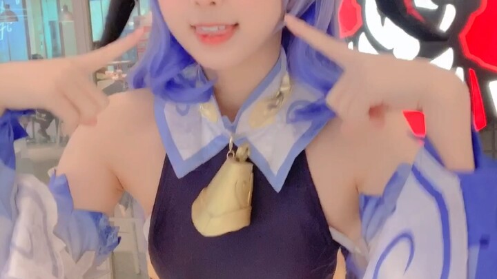 Ganyu’s off work—she’ll take you to KFC for a delicious feast in another world! #