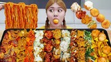 Mukbang Korean Chicken 10가지 맛 순살치킨 우동 먹방 FRIED CHICKEN FIRE NOODLES EATING | HIU 하이유