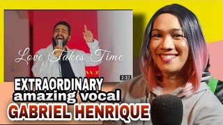 Love Takes Time - Gabriel Henrique (Cover Mariah Carey) [REACTIONVIDEO]