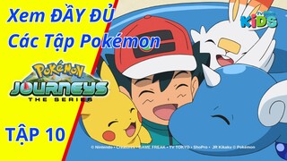 POKEMON JOURNEYS | Tập 10: Thiên đường Kairyu! Thử thách Hakuryu! | tvBlue KIDS | Lồng Tiếng Việt
