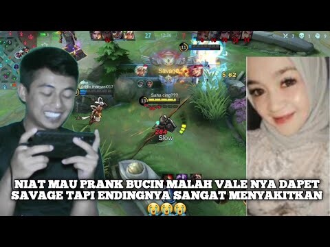 NIAT MAU PRANK MALAH DI KEJUTKAN DENGAN VALE SAVAGE TAPI ENDINGNYA MENYAKITKAN - Mobile Legends