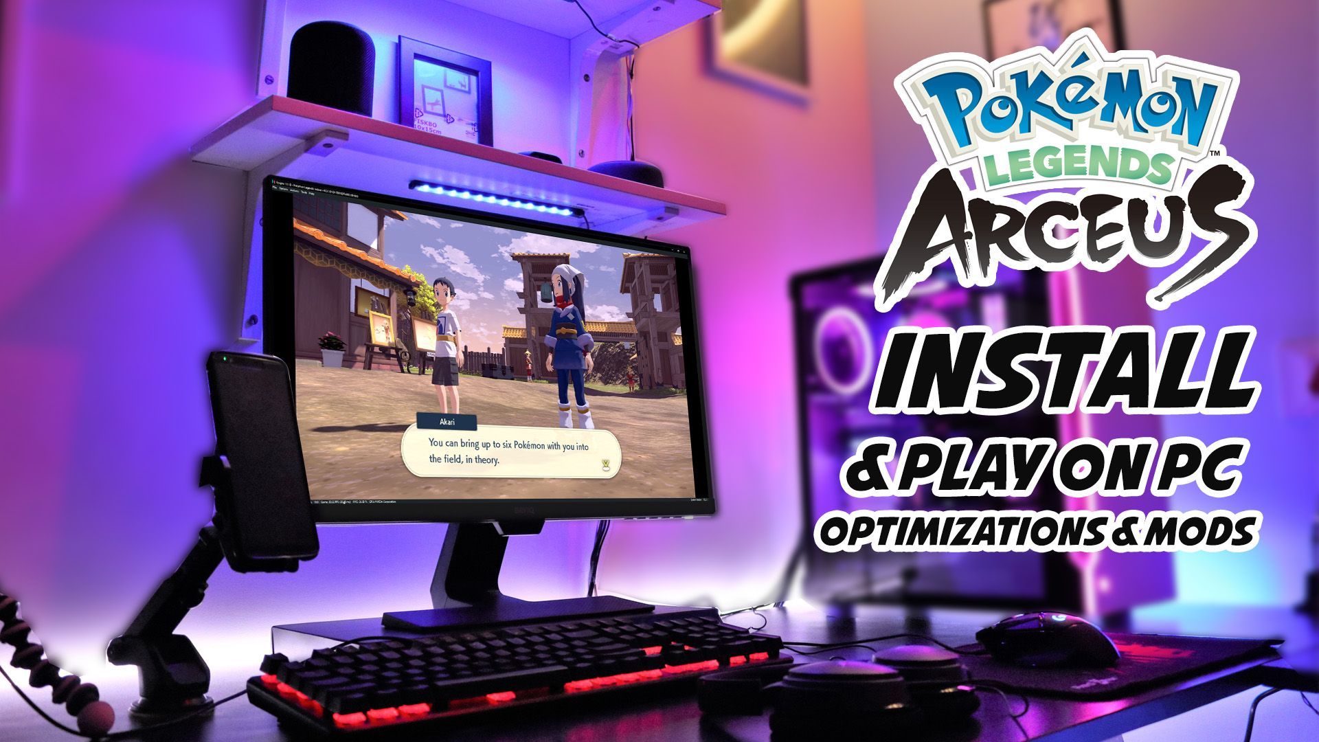 How to Play Pokemon Legends: Arceus with Mouse + Keyboard on PC