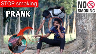 Cutting people's cigarette prank and crazy reaction public | new indian prank video