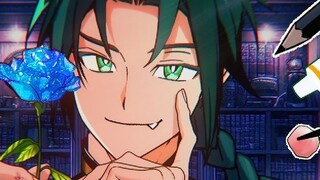 I'll help you fall asleep🌙Secret place at night│Lupin│Wound treatment, portrait, dream🌃 animation