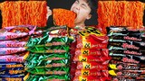 ASMR MUKBANG 편의점 핵불닭 미니!! 떡볶이 & 핫도그 & 김밥 FIRE Noodle & HOT DOG & GIMBAB EATING SOUND!