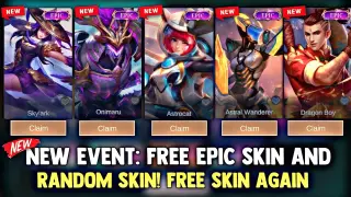 NEW EVENT! GET YOUR FREE EPIC SKIN AND CHEST SKIN REWARDS! FREE SKIN (CLAIM FREE!) | MOBILE LEGENDS