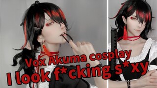 【cos试妆】Vox Akuma/我想我穿女仆装超性感的。