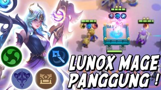 HYPER LUNOX MAGE PANGGUNG GEMBIRA !!! ULTI 1 MAP TANPA BERGERAK !!!