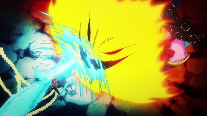 Pertarungan Big Mom Vs Marco | ONE PIECE