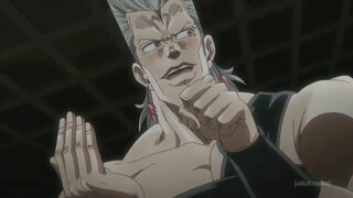 JoJo: Joseph messes with Polnareff (Eng Dub)