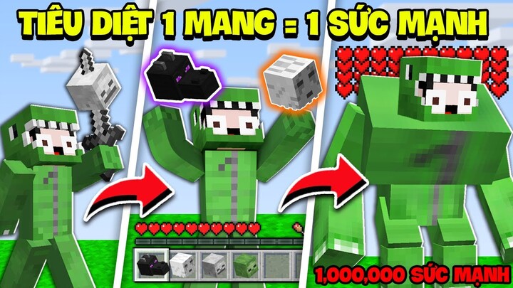 Minecraft Bedwars Tiêu Diệt 1 Mạng Sẽ Nhận 1 Sức Mạnh  * KHANGG Troll Noob Bằng Sức Mạnh Quái Vật