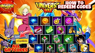 Universe War Legendary Battle All Giftcodes - How to Redeem Codes // Universe War Free 6 Codes