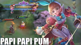 HABIS DI BUFF HERO BABU INI JADI TERLALU IMBA - BETINA AUTO SENANG! MOBILE LEGENDS