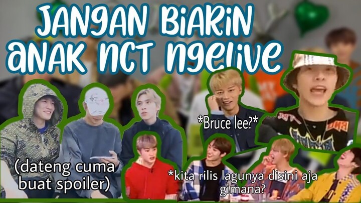 Ketika Anak Nct Ngelive Malah Jadi Tempat Spoiler | nct funny moments