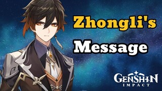 Zhongli Has Something To Say