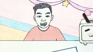 [Hand-drawn stop-motion animation] Support Jing Hanqing with stop-motion animation! Fight the gangst