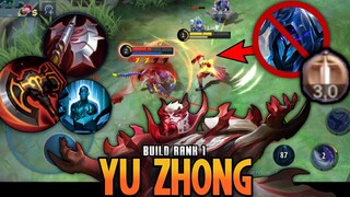 UNKILLABLE BLOOD SERPENT! (UNLI HEAL) YU ZHONG BEST BUILD 2022 SIDELANE! BUILD TOP 1 GLOBAL YU ZHONG