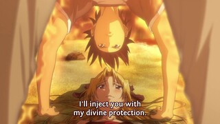 I'll inject you with my divine protection