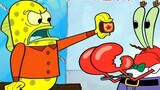 SpongeBob SquarePants: The Krusty Krab is transformed into a sponge-themed restaurant, and Mr. Krabs