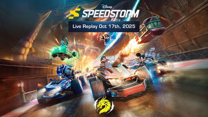 Playing Multiplayer Mostly in Disney Speedstorm | Live Replay October 17th, 2025, +8
