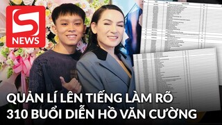 Phía ekip Phi Nhung nói gì về danh sách 310 đêm diễn và sự kiện của Hồ Văn Cường gây xôn xao MXH?