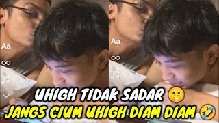 UHIGH TIDAK SADAR || JANGS CIUM UHIGH DIAM DIAM