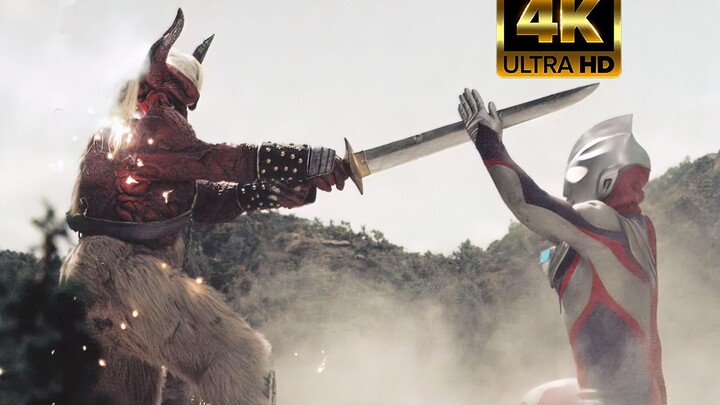 [4K 60 khung hình] Ultraman Tiga cầm kiếm bằng tay không! "Ma và thần thức dậy" Tiga vs Suna Ghost