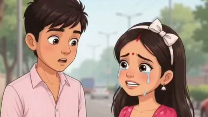 बाबा ने ऐसा क्या बोल दिया कि लड़का हैरान रह गया? 😱🔥 आखिरी तक देखना!#AICartoon #ComedyReels #HindiC