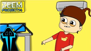 ANIMASI HORROR HANTU PENUNGGU WARNET PART1