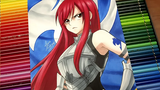 ERZA SCARLET | Fairy Tail Tribute - Anime Drawing