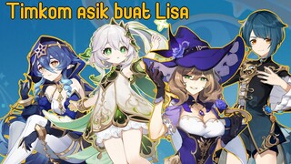 Ketika Lisa main nemu tim yang asik