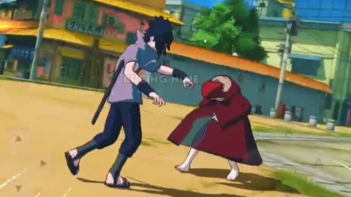 Sasuke VS Nagato - Naruto Storm connection Gameplay