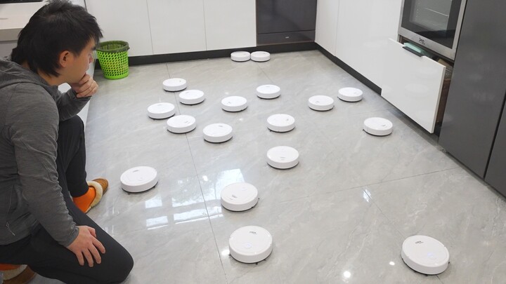 20 yuan for a sweeping robot? A weird guy bought 20 at once. How spectacular would that be?