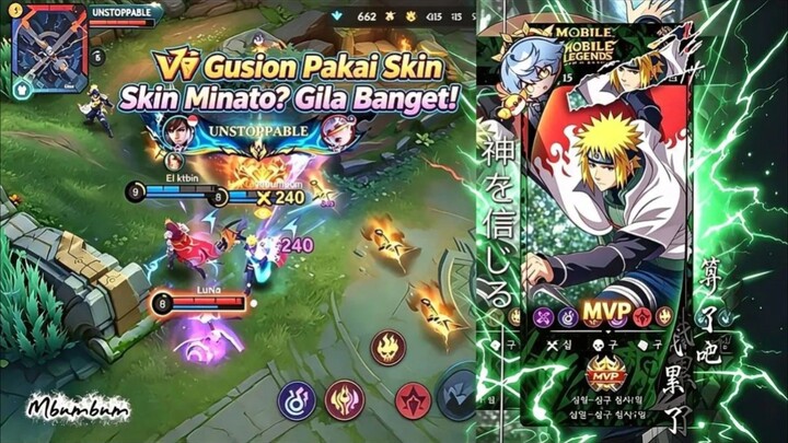 Push rank mid lane pakai gusion
