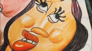 Try Not To Laugh 😂 || Drawing caricature funny #funny #caricature #shorts